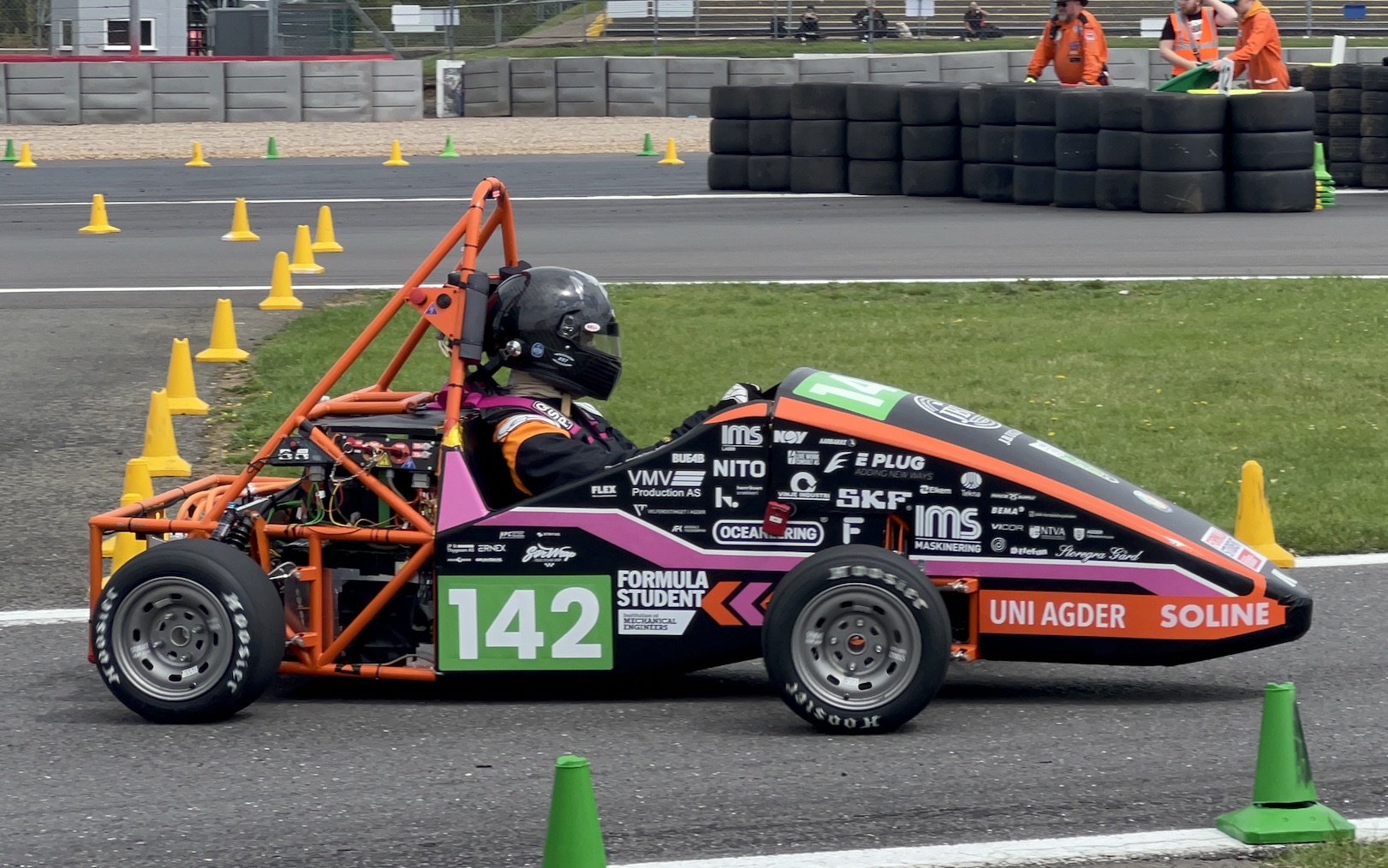 Photo of the Formula Student Align Racing racecar